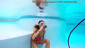 look at this perfect brunette babe katya nakolkina underwater, her tight pussy is amazing!