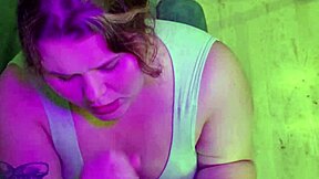 Chubby Teen Sucks Dick Before Party Exit