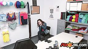 Petite Teen Thief Gets Messy Police Trouble