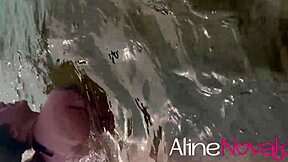 Provocou e Chupou Loira Gostosa na Praia. Ela Adora Linguada com Alinenovak!