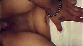 Amateur Latina couple experiences intense sex and real orgasm with cumshot.