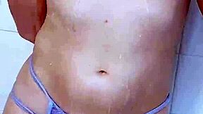 i'm in the shower with my step sister, her big ass and small tits wet