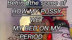 Hairless Pussy Soaked My Bed During Outdoor Dildo Play