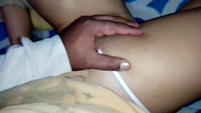 colombian nurse talks on phone while showing big tits and ass