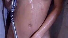 Latina teen 18+ hottie rips clothes for solo striptease fingering and teasing