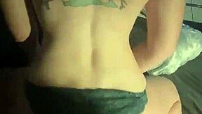 Babysitter rides big cock in reverse cowgirl position