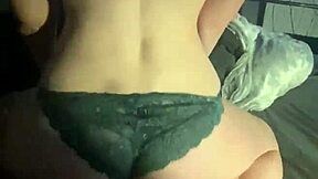 Babysitter rides big cock in reverse cowgirl position