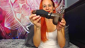 hot toy review compilation with glamour close up of milf's small waist and natural tits