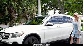 lucky rebel blows small tits