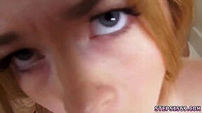 Too young step siblings getting a little too lustful on webcam