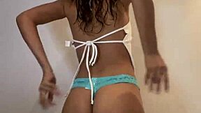 Cute Young Woman Feels Vulnerable Recording Naked In Bathroom Webcam