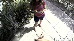 courtney loxx fucks bent over for cash