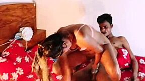 ebony couple sweet love making xxx porn sumona and rubel