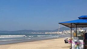 Angel lima and tigrão enjoy passionate sex on the bar counter.