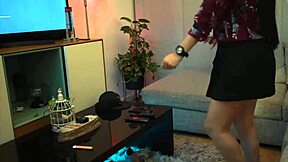 Nataly And Linda Strip While Dancing?