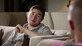 Cuckolding teen 18+ gets jizz