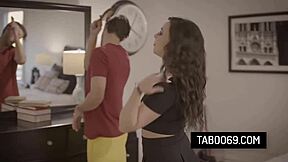 Playful teen best friends carolina sweets and whitney wright share one cock