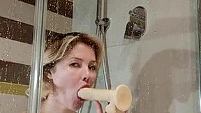 why does the bitch fuck herself in the shower?