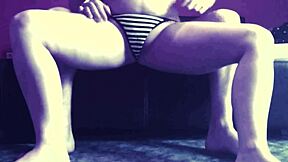 Blonde teen sucks and fucks in homemade video with pussy fingering