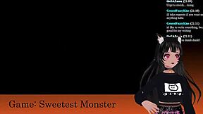 Vtuber Lewdneko plays Sweetest Monster part 2
