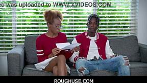 Rough FUCK Black Teen Stepsister FREEUSE!