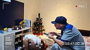 housewife gets computer fixed by horny technician 😈