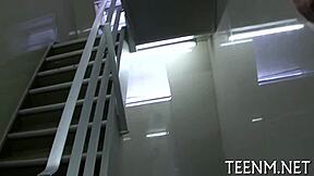 Young babe sucks and fucks for cash