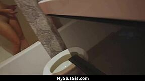 phat ass stepsister rides hard like a pro