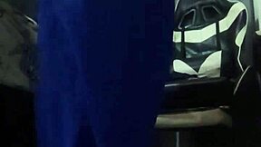 alone at home with my stepaunt watching tv