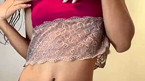 Sweet 18-Year-Old Woman Naked in Bathroom