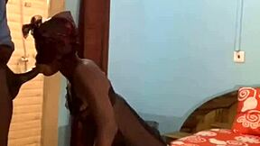 Daisy Chikadee and Kojo Heffner share an intense moment together.