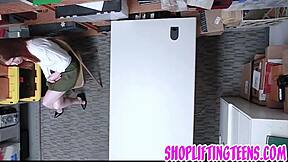 i caught this real teen thief riding my dick after stealing