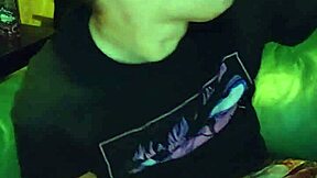 she uses the pink dildo to reach orgasm