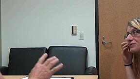 Carrie b casting pov interview with blonde teen