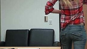 Carrie b casting pov interview with blonde teen