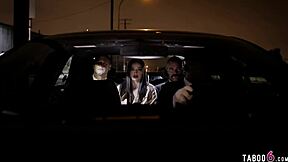 young woman submits to two men in threesome