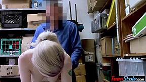 pale emo teen shoplifter punished fucked by lp officer