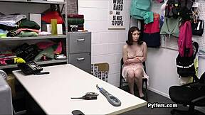 ginger caught on office security cams.