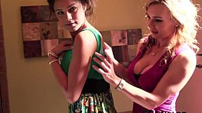 feminge 4k - lesbian model enjoys trying the 69 position with orgasm and toys