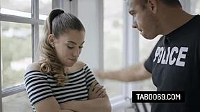 i can’t believe this police officer drilled me, bobbi dylan, hard from behind at work