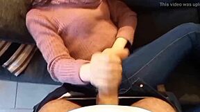 I get a blowjob from my aunt while my uncle is away, with her big ass and monster cock.