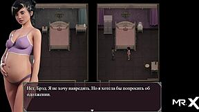 Pregnant Hentai Babe Gets Sticky Cum on Face in Lust Epidemic