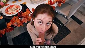 Fuck Cute Redhead Stepsister!