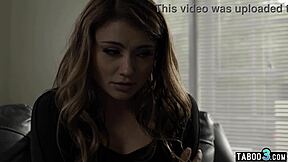 Obedient Busty Babysitter Adria Rae Strips and Fingers Her Bubble Butt