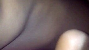 Petite ebony teen 18+ takes black cock in POV.