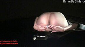 big ass blonde teen is getting fucked in the car