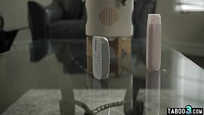 Obedient Busty Babysitter Adria Rae Strips and Fingers Her Bubble Butt