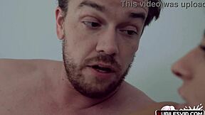 Petite Dana Wolf Pretends to Be Sick to Get Fingered and Creampied