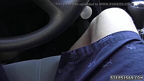 teen 18+ gets blowjob in adult store for birthday devirginization