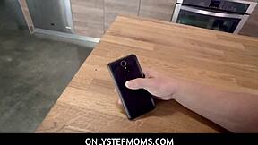 OnlyStepMoms - Her Stunning MILF Curves and Sexy Charm Drive Him Wild With Raw Desire
